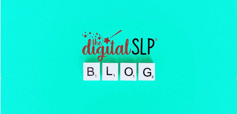 Blog with The Digital SLP logo