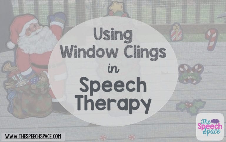 window clings in speech therapy