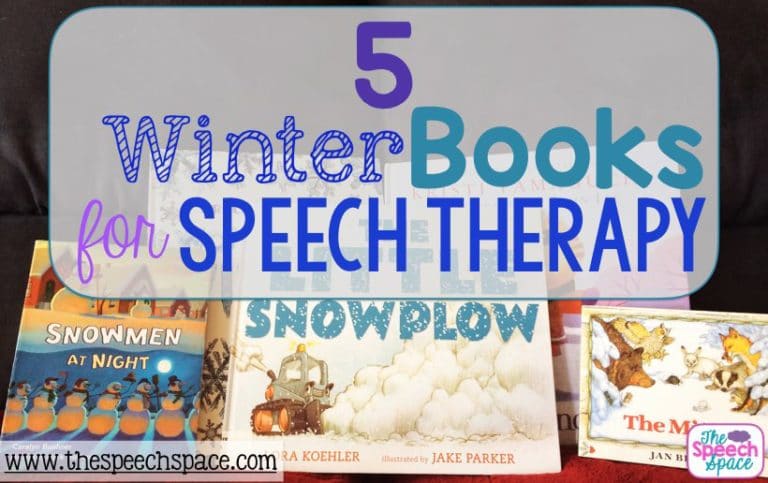 winter books for speech therapy