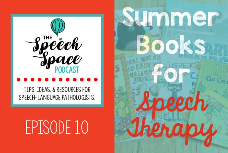 summer books for speech therapy
