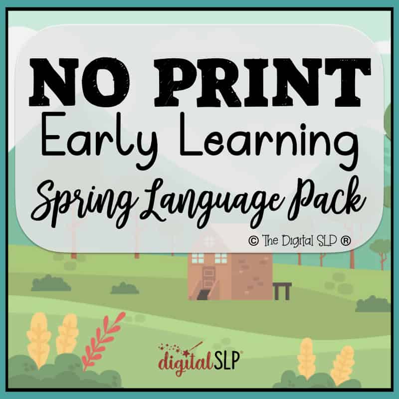 Early Learning Spring Language Pack No Print Cover Image