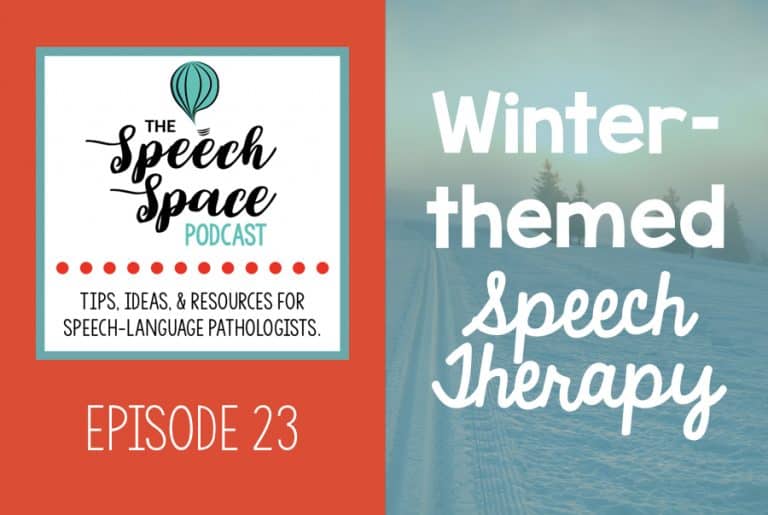 Winter activities for speech therapy