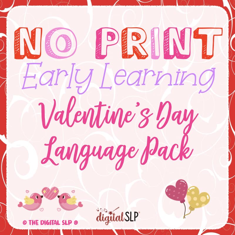 Early Learning Valentine’s Day Language Pack No Print Cover Image