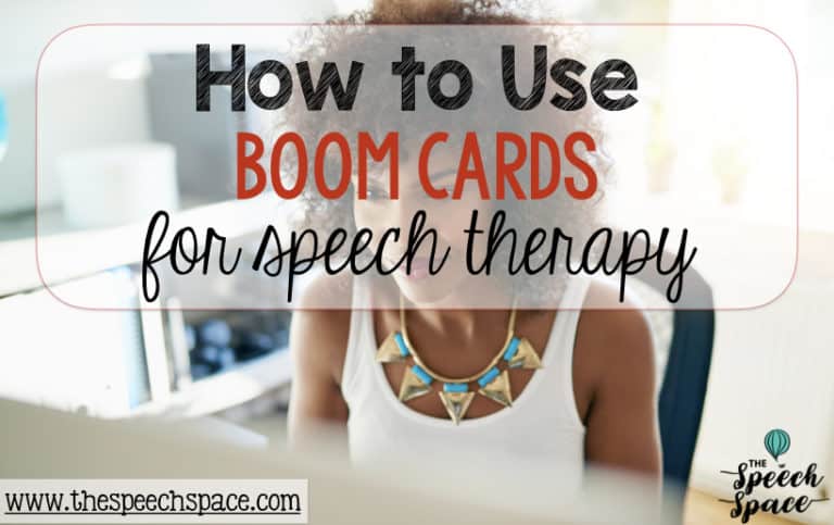 How to use boom cards in speech therapy