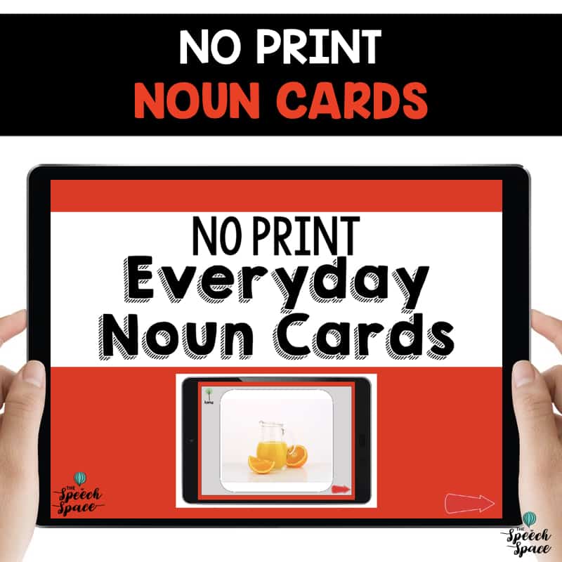 No Print Noun Cards Cover Image