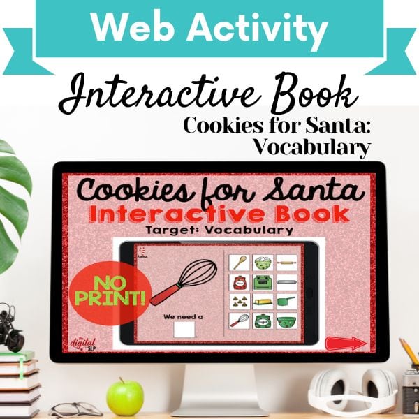 No Print: Cookies for Santa – Vocabulary Cover Image