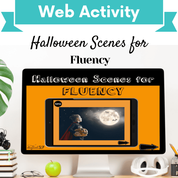 Halloween Scenes for Fluency (No Print!) Cover Image