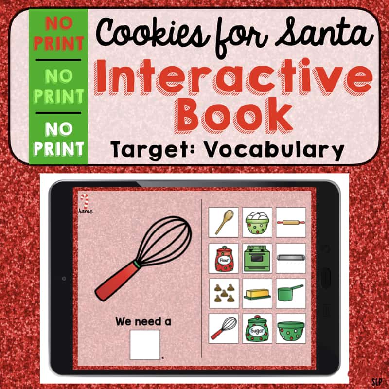 No Print: Cookies for Santa – Vocabulary Cover Image