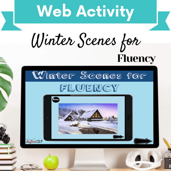 Winter Scenes for Fluency (No Print!) Cover Image