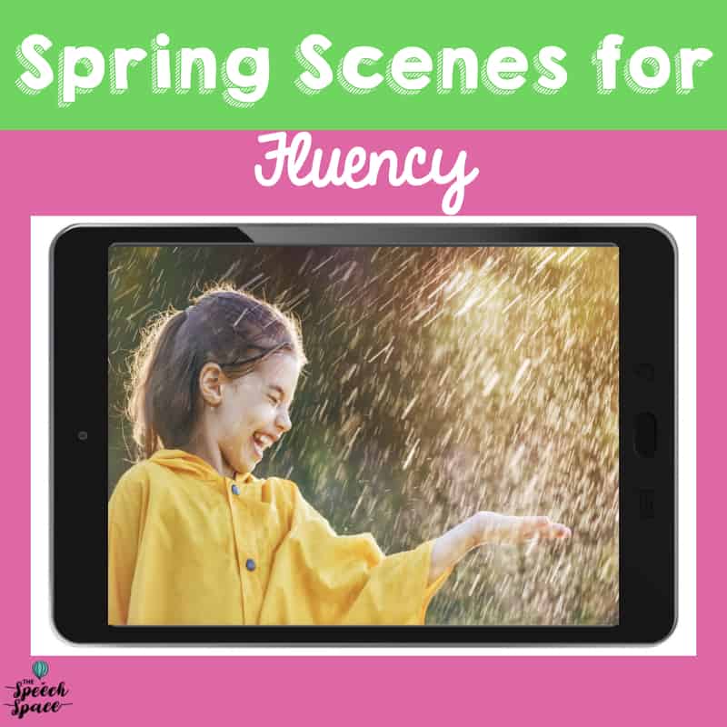 Spring Scenes for Fluency (No Print!) Cover Image