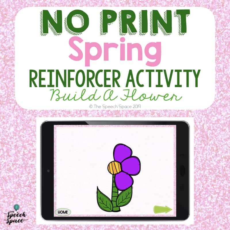 Spring Build-A-Flower Reinforcer Activity Cover Image