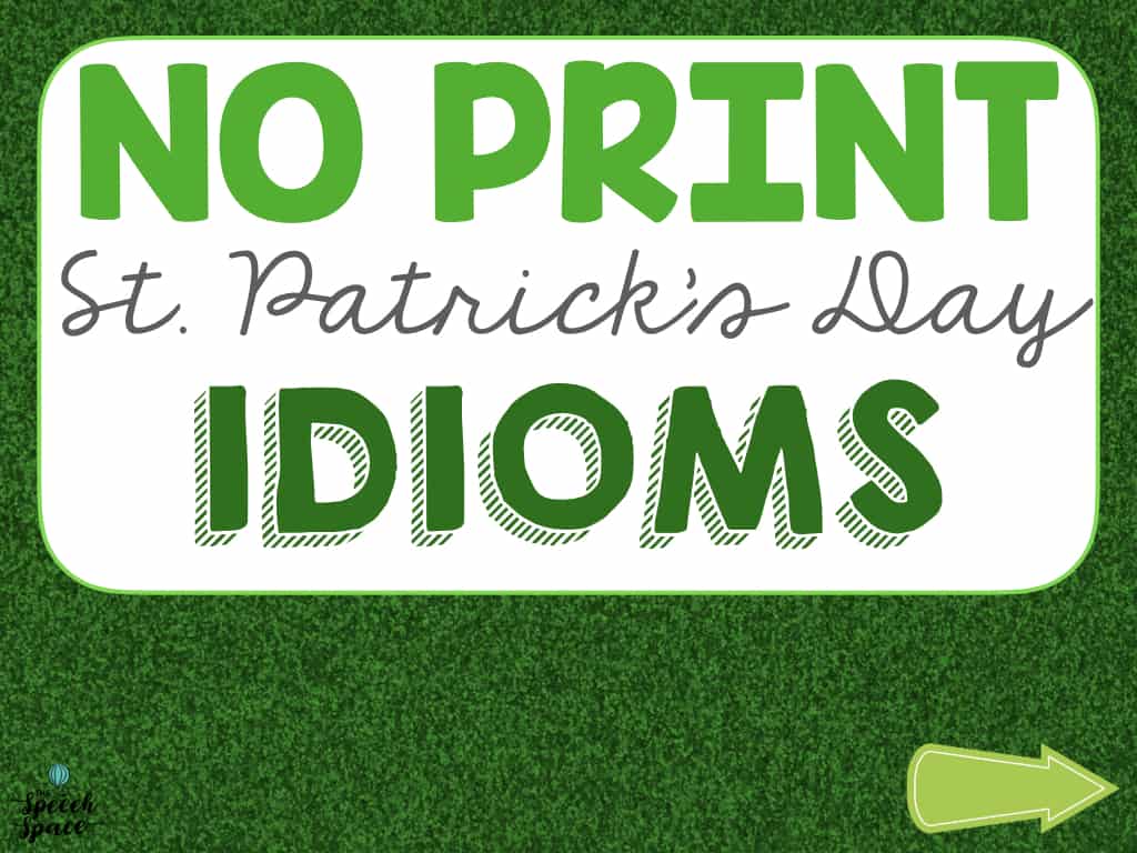 idioms for st patricks day