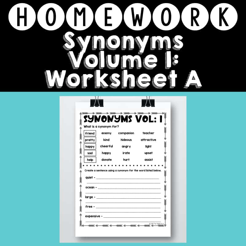 homework exercise synonym