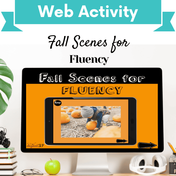 Fall Scenes For Fluency (No Print!) Cover Image