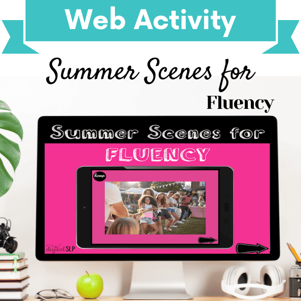 Summer Scenes For Fluency (No Print!) Cover Image