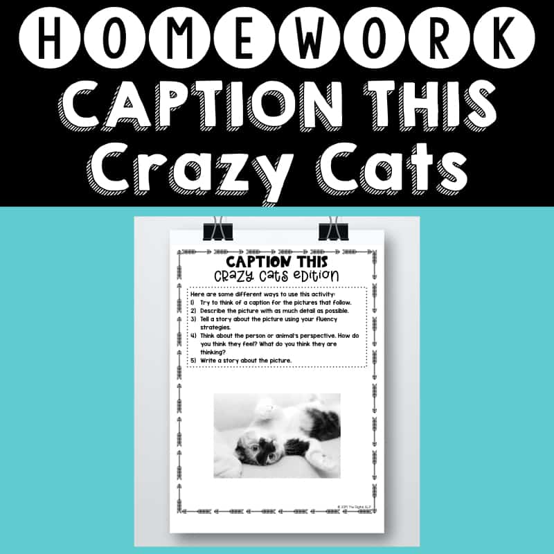 Caption This! Crazy Cats Homework Helper Cover Image