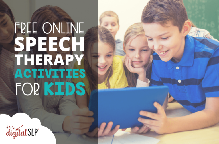 free online speech therapy activities