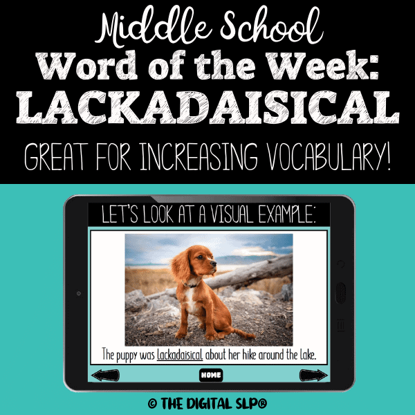Middle School Word Of The Week: Lackadaisical Cover Image