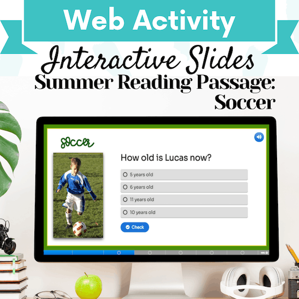 Summer Reading Passage: Soccer Cover Image