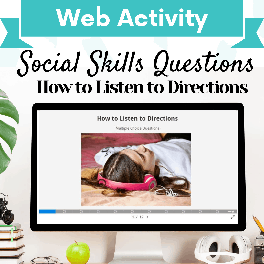 Social Skills Questions: How to Listen to Directions Cover Image