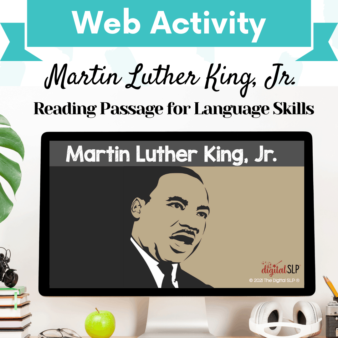 Reading Passage for Language Skills: Martin Luther King, Jr. Cover Image