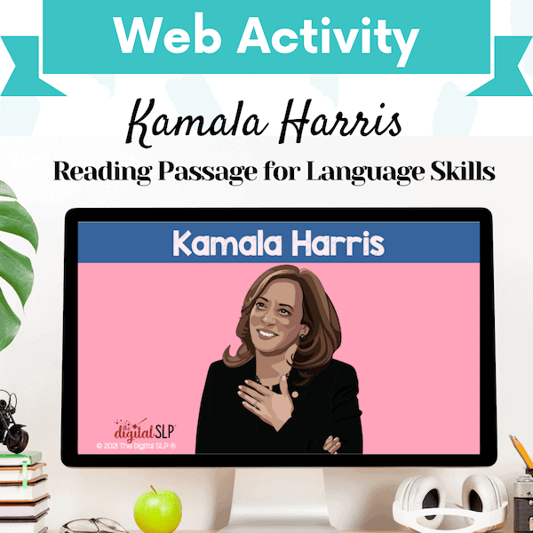 Reading Passage for Language Skills: Kamala Harris Cover Image