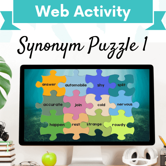 Synonym Puzzle 1 Cover Image