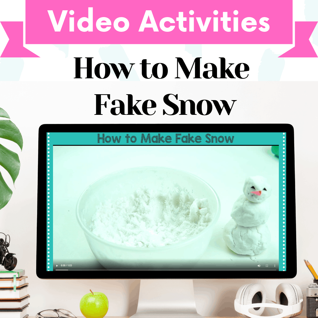 Video Activities – How to Make Fake Snow Cover Image