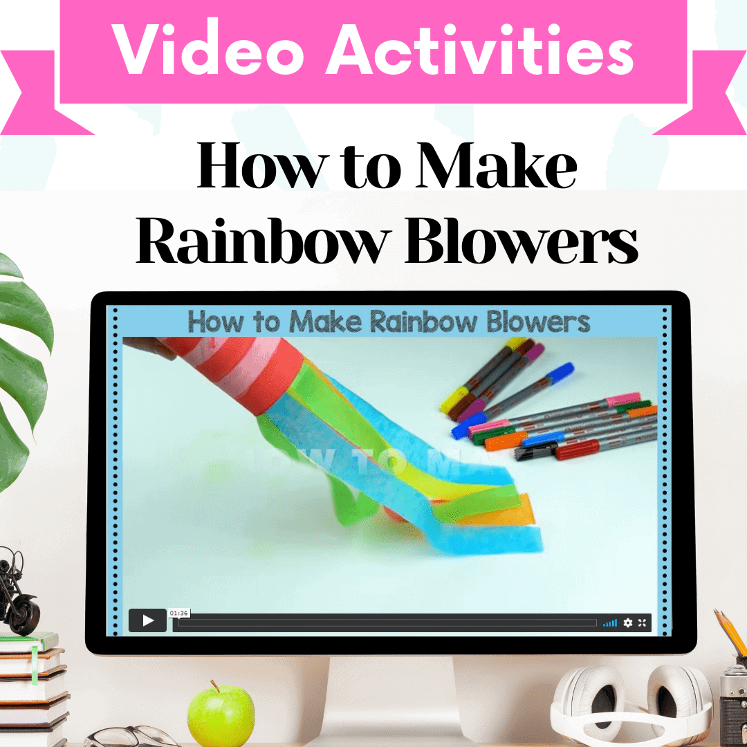 Video Activities – How to Make Rainbow Blowers Cover Image