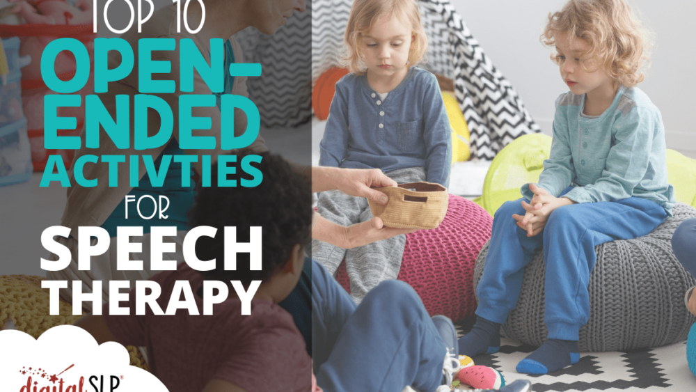 Open-Ended Activities for Speech Therapy