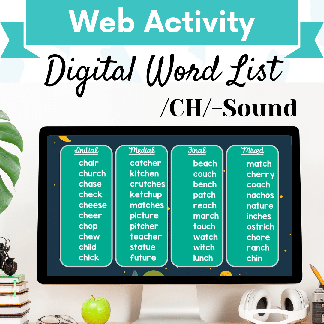 Digital Word List – /CH/ Sound Cover Image