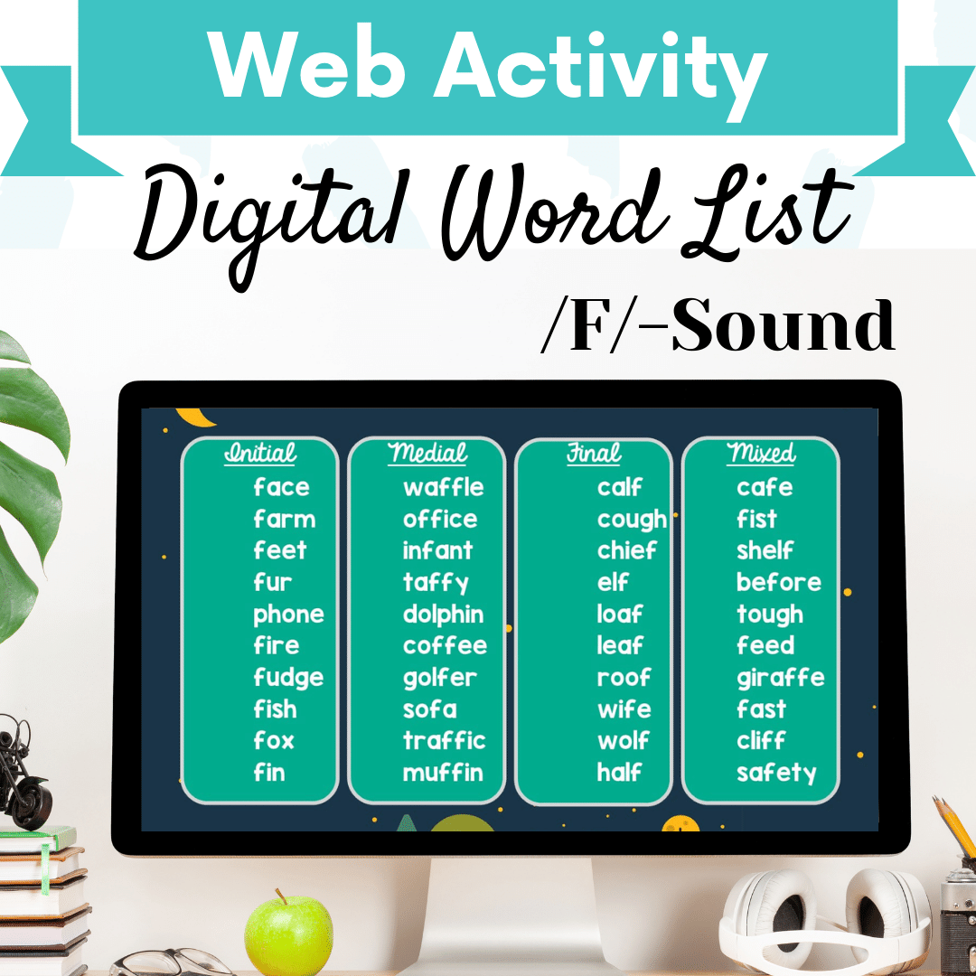Digital Word List – /F/ Sound Cover Image
