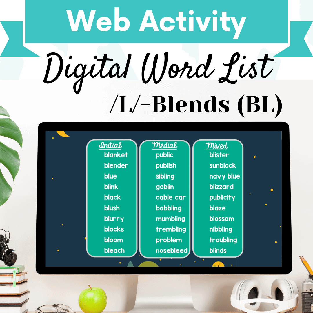 Digital Word List – /L/-Blends (BL) Cover Image