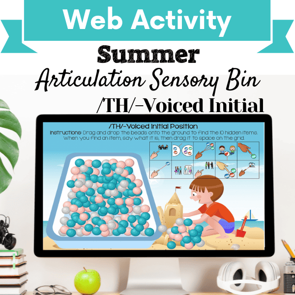 Sensory Bin: Summer Articulation /TH/-Voiced Initial Position Cover Image