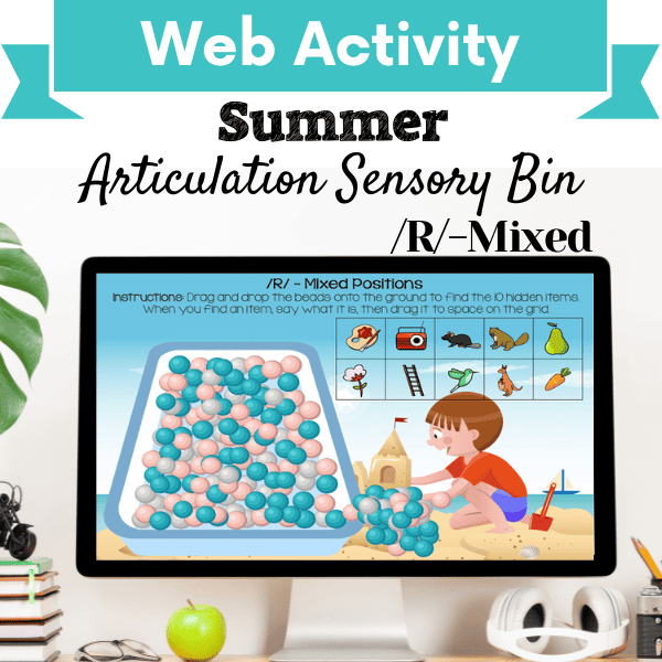 Sensory Bin: Summer Articulation /R/-Mixed Positions Cover Image