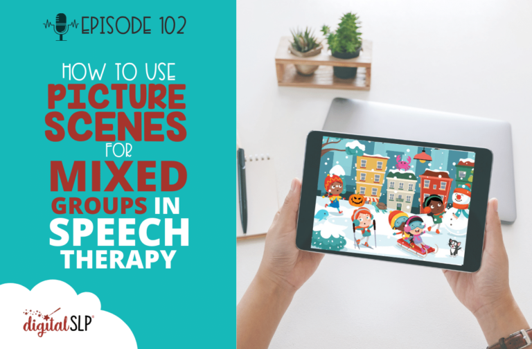Picture Scenes for Mixed Groups in Speech Therapy