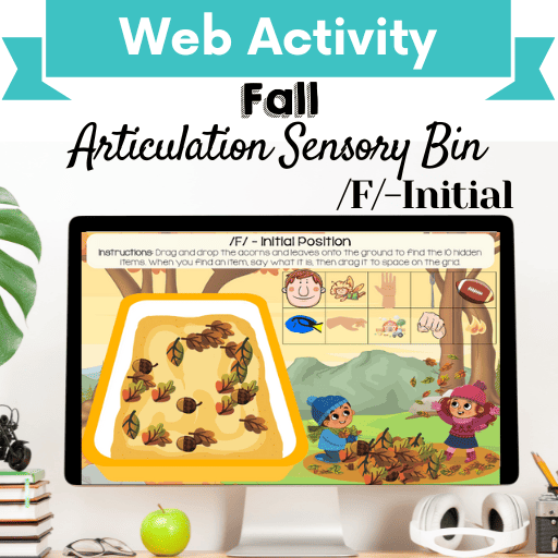 Sensory Bin: Fall Articulation /F/-Initial Position Cover Image