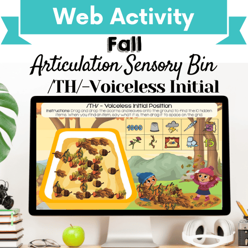 Sensory Bin: Fall Articulation /TH/-Voiceless Initial Position Cover Image