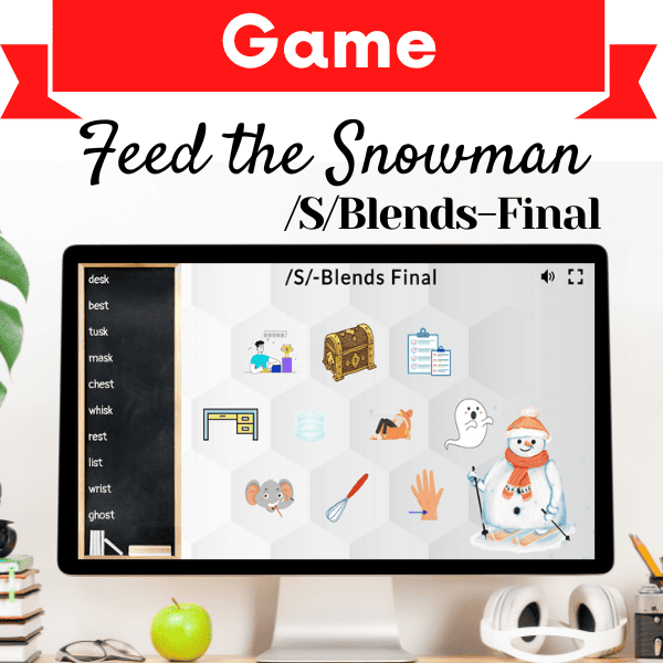 Feed the Snowman Game – /S/-Blends Final Cover Image