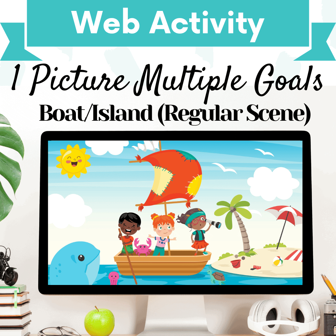 1 Picture Scene Multiple Goals – Boat/Island (Regular) Cover Image