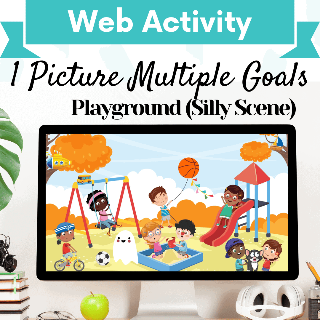 1 Picture Scene Multiple Goals – Playground (Silly) Cover Image
