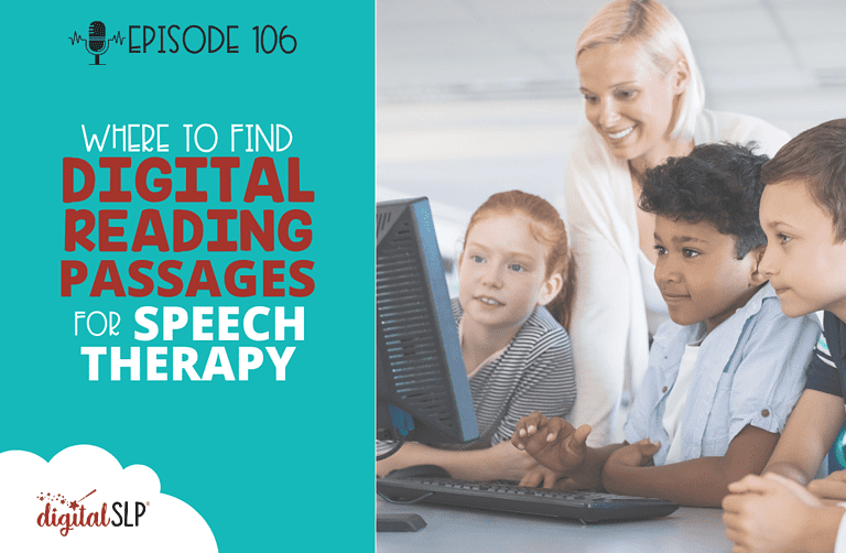 Digital Reading Passages for Speech