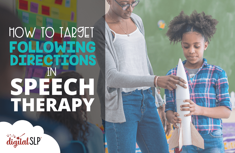 following directions in speech therapy