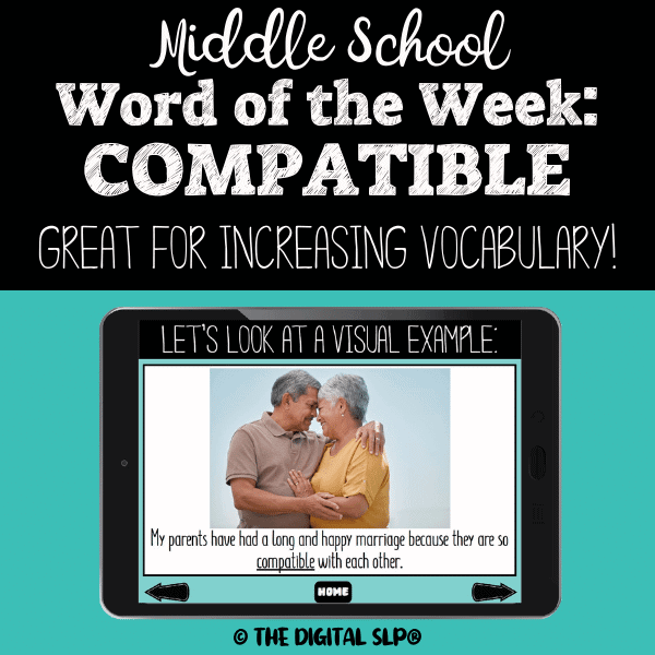 Middle School Word of the Week: Compatible Cover Image