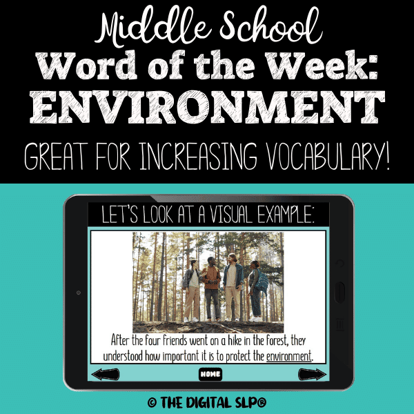 Middle School Word of the Week: Environment Cover Image