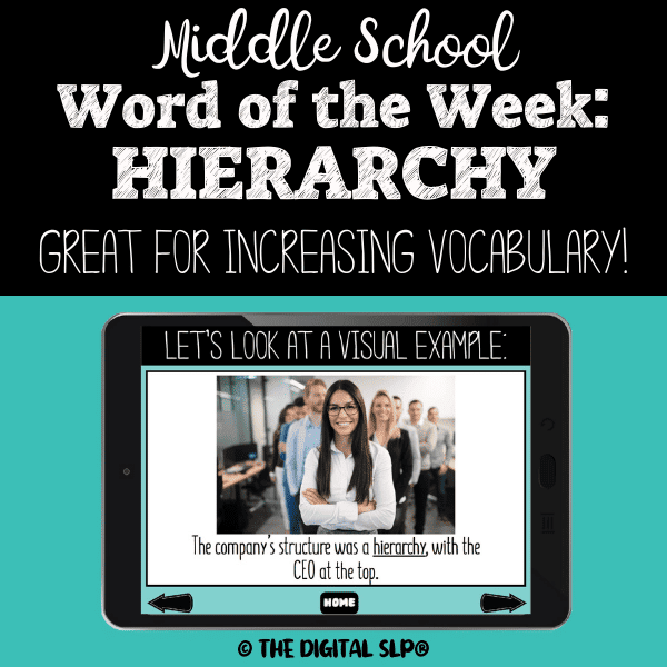Middle School Word of the Week: Hierarchy Cover Image