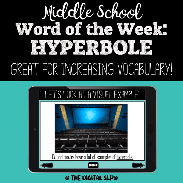 Middle School Word Of The Week: Hyperbole Cover Image