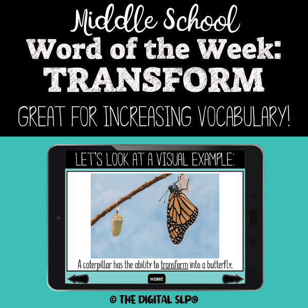 Middle School Word of the Week: Transform Cover Image