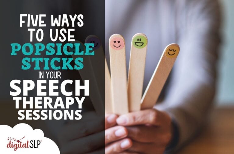 Five Ways to Use Popsicle Sticks in Your Speech Therapy Sessions