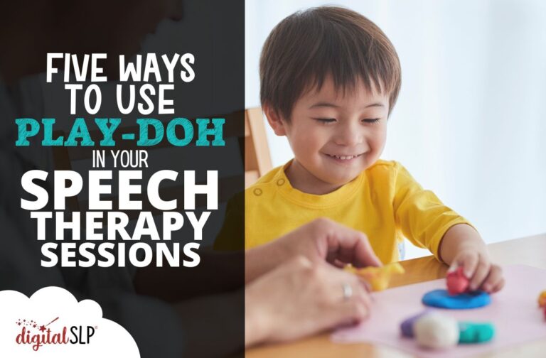 Five Ways to Use Play-Doh in Your Speech Therapy Sessions